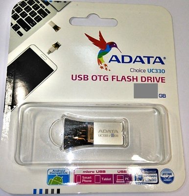 (OTG隨身碟,32G)UC330台灣威剛OTG USB 2.0(32GB,32 G GB)ADATA原廠公司貨終身保固