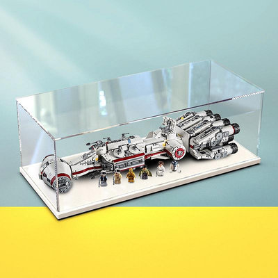亞克力防塵盒適用樂高75244 坦地夫四號城市系列展示模型玩具透明