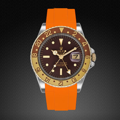 RUBBER B錶帶 | 勞力士ROLEX / GMT Master鋁圈 橡膠錶帶 針扣