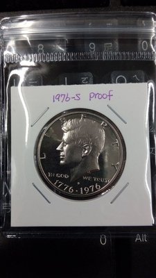 全新美國甘迺迪半美元 (50分)  詳內容   值得收藏  1976-S版(40%銀)