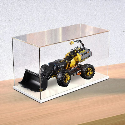 亞克力防塵盒適用樂高42081沃爾沃裝載機展示模型玩具透明熱心小賣家
