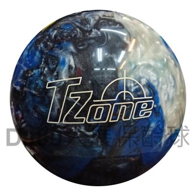 (DJ新品免運)Brunswick TZone™ Indigo Swirl POLY保齡球11磅(藍銀黑)