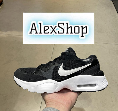 艾力克斯 W NIKE AIR MAX FUSION 黑白 氣墊 慢跑鞋 男女 CJ1671-003 X