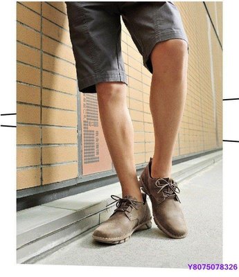 CAT卡特 男鞋 時尚潮流 低幫復古休閒鞋 柔軟透氣舒適 防滑耐磨 淺褐色