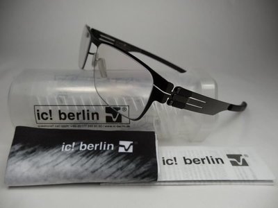 信義計劃 眼鏡 ic! berlin  Rast 德國製 金屬框 gun metal 舒伯 冬之旅 eyeglasses
