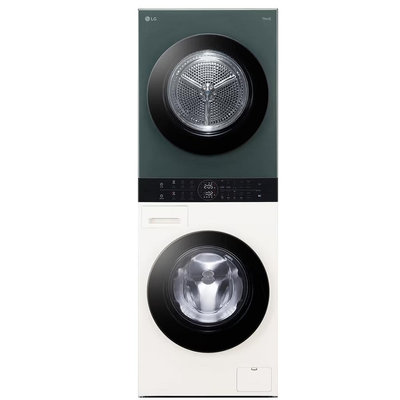 LG樂金 13KG WashTower™ AI智控洗乾衣機(石墨綠+雪霧白) *WD-S1310GB*