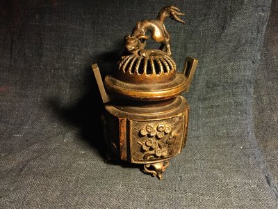 小西藏 日本早期香爐 日本銅爐 老件
