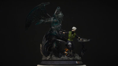 【全新現貨】火影忍者 gk 大須佐能乎完全體 卡卡西 佐助 手辦 模型 擺件 雕像