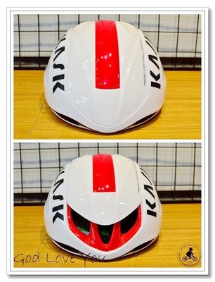 (高雄191) 義大利KASK INFINITY AERO 空氣力學帽(紅白)三鐵 計時帽