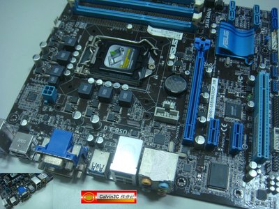 華碩 ASUS P8H61-M/BM6630 內建顯示 1155腳位 Intel H61晶片 2組DDR3 6組SATA
