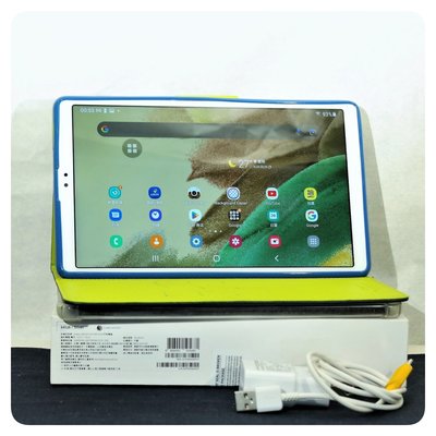 二手最怕瑩幕退色 電池老化三星Galaxy TabA7 Lite WIFI 4+64G 8.7吋平板 銀 SM-T220