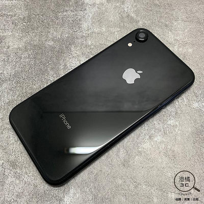『澄橘』Apple iPhone XR 64GB (6.1吋) 黑《二手 無盒裝 中古》A67785