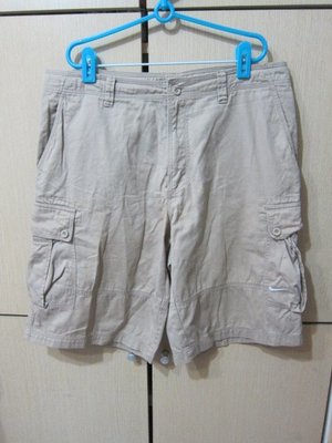 衣市藍~NIKE 工作短褲 (XL/TG/EG~180/84A~卡其~) (220518)