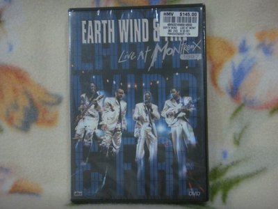 Earth Wind & Fire dvd=Live At Montreux (全新未拆封)