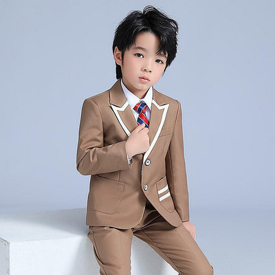 工廠直銷兒童秋季套裝新款男童禮服鋼琴表演演講主持兒童西裝