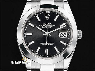 【永生流當品】2021新卡 ROLEX 勞力士 DATEJUST 126300 黑色面盤 三版錶帶 HIS2112