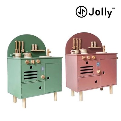 ☘ 板橋統一婦幼百貨 Jolly 簡約質感木製廚房玩具 (扮家家酒 仿真小廚房 想像力)