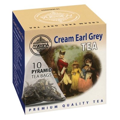 ※本月促銷※【即享萌茶】MlesnA Cream Earl Grey曼斯納焦糖伯爵紅茶10入三角立體茶包/盒