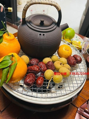蒂拉 砂鍋日本萬古燒碳烤爐家用圍爐無煙木碳爐室內陶瓷燒烤爐子戶外烤肉爐