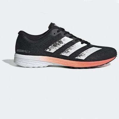 Adidas ADIZERO RC 2.0女款黑橘色慢跑鞋-NO.EE4340