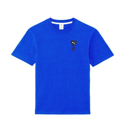 AMI PARIS 聯名PUMA 短袖T恤 藍色 現貨在台 歐洲代購 義大利正品代購 台北門市安心購