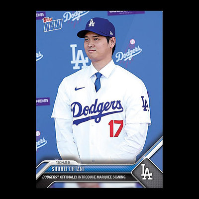 (含ultrapro 磁鐵殼)2023 MLB Topps#OS23-Shohei Ohtani 大谷翔平 , 洛杉磯道奇隊,大谷加盟後首次公開亮相,值得收藏