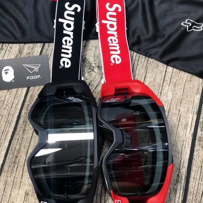 FDOF] 2018 S/S Supreme Fox Racing Vue Goggle 紅色黑色滑雪護目鏡