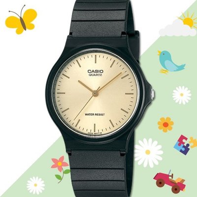 【促銷款】CASIO手錶專賣店 國隆 MQ-24-9E 金面金丁字 數字指針學生錶(另MW-59 LQ-139)
