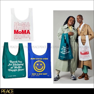 【PEACE】官網限定版 MOMA X BAGGU 聯名款 購物袋 環保袋 中型