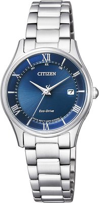 日本正版 CITIZEN 星辰 ES0000-79L 光動能 手錶 女錶 電波錶 日本代購