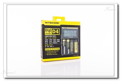 【NITECORE D4套裝 】NITECORE D4+18650鋰電池保護版*4+18650電池儲存盒(可裝2顆)*2
