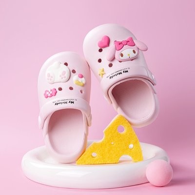 男童拖鞋 2023 夏季兒童 Crocs Cuhk Kids 可愛軟底防滑女童沙灘鞋  滿599免運
