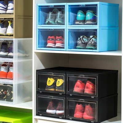 現貨熱銷-亞克力收納盒透明收藏展示鞋盒鞋櫃