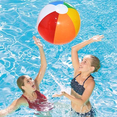 泳具款充氣沙灘球戲水球 廣告球PVC球戲水沙灘玩具