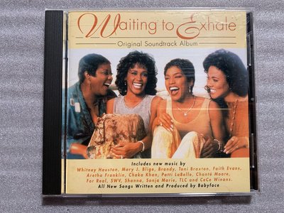 珍藏惠妮 -  等待夢醒時分電影原聲帶 二手CD (美國版） Whitney Houston - Waiting to Exhale Soundtrack