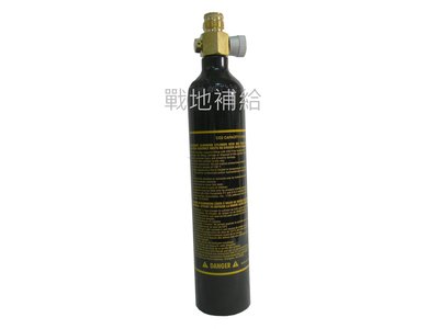 【戰地補給】台灣製經過美國防爆壓力測試1800psi 9OZ鋁合金鋼瓶 ( 含灌CO2)