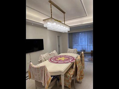 玖玖美式簡約餐廳客廳水晶藝術琉璃復古輕奢個性北歐LED吊燈