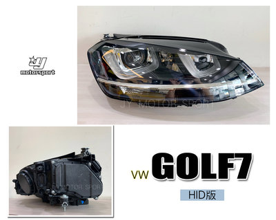 》傑暘國際車身部品《全新 VW 福斯 GOLF7 7代 13 14 15 年 HID版 原廠型 大燈 1邊10000