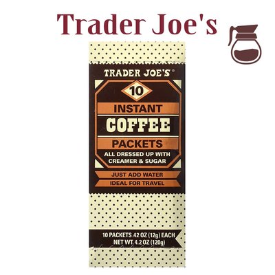 【雷恩的美國小舖】Trader Joe’s 阿卡比亞即溶咖啡 隨身包 咖啡隨身包 三合一咖啡