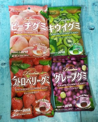 日本 春日井 Kasugai 奇異果 草莓 紅葡萄 水蜜桃 綜合 QQ糖113g