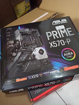 ASUS華碩主機板PRIME-X570P/AMD AM4 CPU/生產日2021年4月全新品
