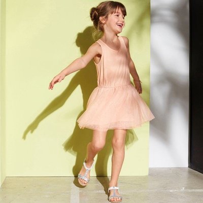 【標價再打69折】歐洲La redoute粉色連身澎裙（3T）Zara/Gap/H&amp;M/Oshkosh/NEXT/1/2