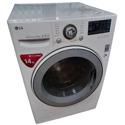 （二手）LG 樂金 F2514NTGW 6 Motion DD直驅變頻 滾筒 洗脫 洗衣機 14公斤（2019年製造）