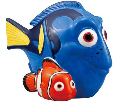 11255c 日本進口 正品限量 迪士尼 海底總動員卡通多莉 NEMO小丑魚存錢筒可愛擺飾陶瓷擺設收藏裝飾擺件送禮禮品