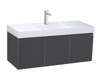 《振勝網》Caesar 凱撒衛浴 LF5388 / EH05388ATG 面盆浴櫃120cm 左右對開 鈦金灰 不含龍頭
