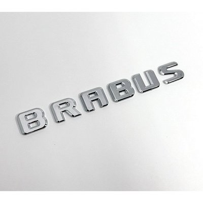 【JR佳睿精品】Benz 賓士 C-Class W205 BRABUS 電鍍銀 後車廂 字體 字貼 標誌 標誌 貼紙