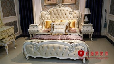 [紅蘋果傢俱] MDS-61 新古典系列 歐式床 法式床 新古典床 床架 床台 雙人床 床架 數千坪展示