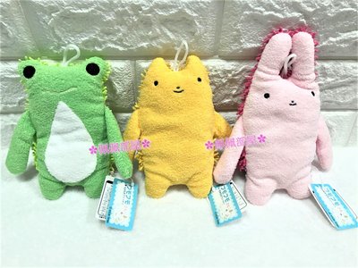 【SHINADA】日本 可愛 動物造型 纖維布 青蛙 貓咪 兔子 除塵手套 清潔手套 抹布 娃娃 玩偶