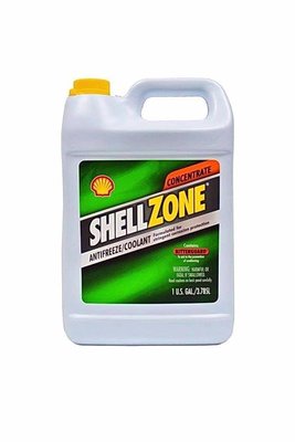 【高雄阿齊】美國 殼牌 SHELL ZONE 100% 水箱精 COOLANT 單罐3.785L 抗凍、降溫、防銹