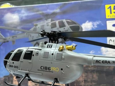 創億RC 最新版C186 PRO 2.4G RTF四通 單槳 無副翼 像真 遙控 直升機 可切換美日手 灰色公司貨